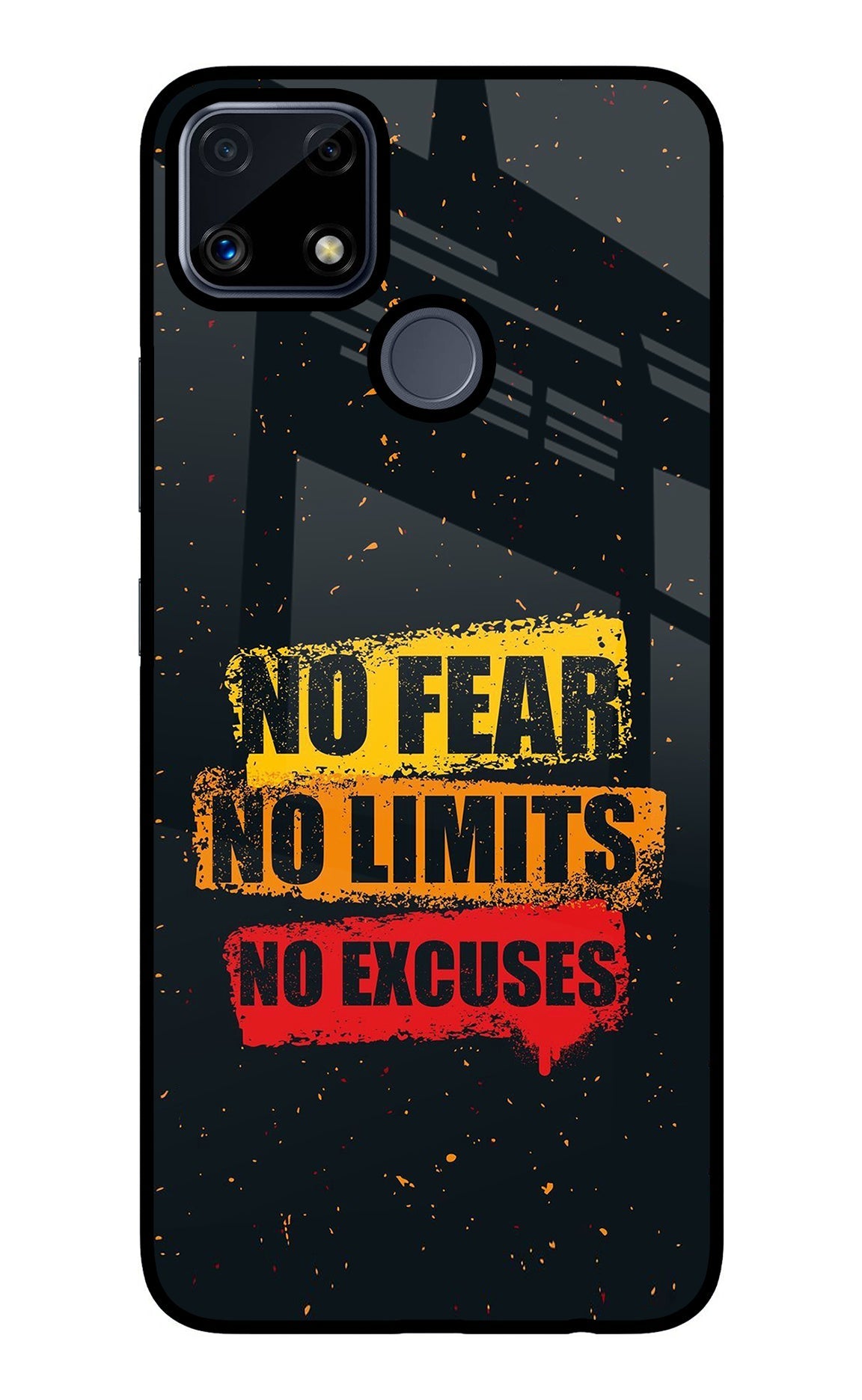 No Fear No Limits No Excuse Realme C25/C25s Back Cover