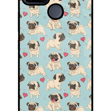 Pug Dog Realme C25/C25s Glass Case