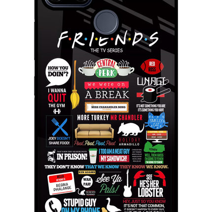 FRIENDS Realme C25/C25s Glass Case
