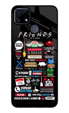 FRIENDS Realme C25/C25s Glass Case