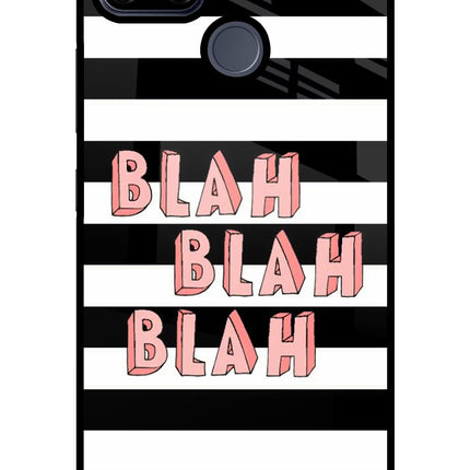 Blah Blah Blah Realme C25/C25s Glass Case