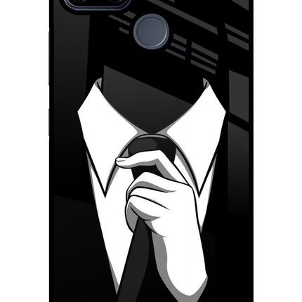 Black Tie Realme C25/C25s Glass Case