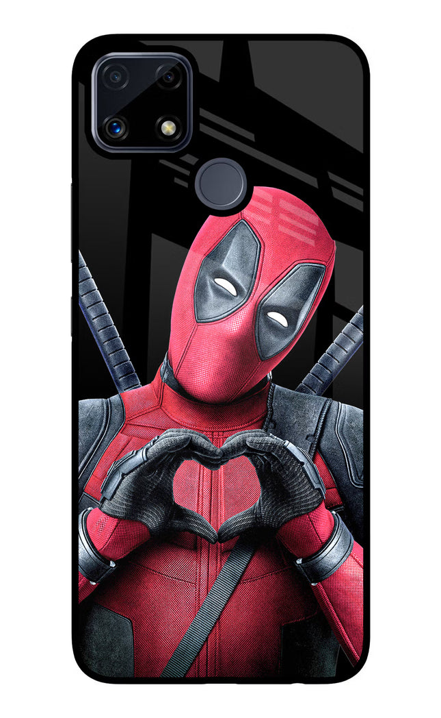 Deadpool Realme C25/C25s Glass Case
