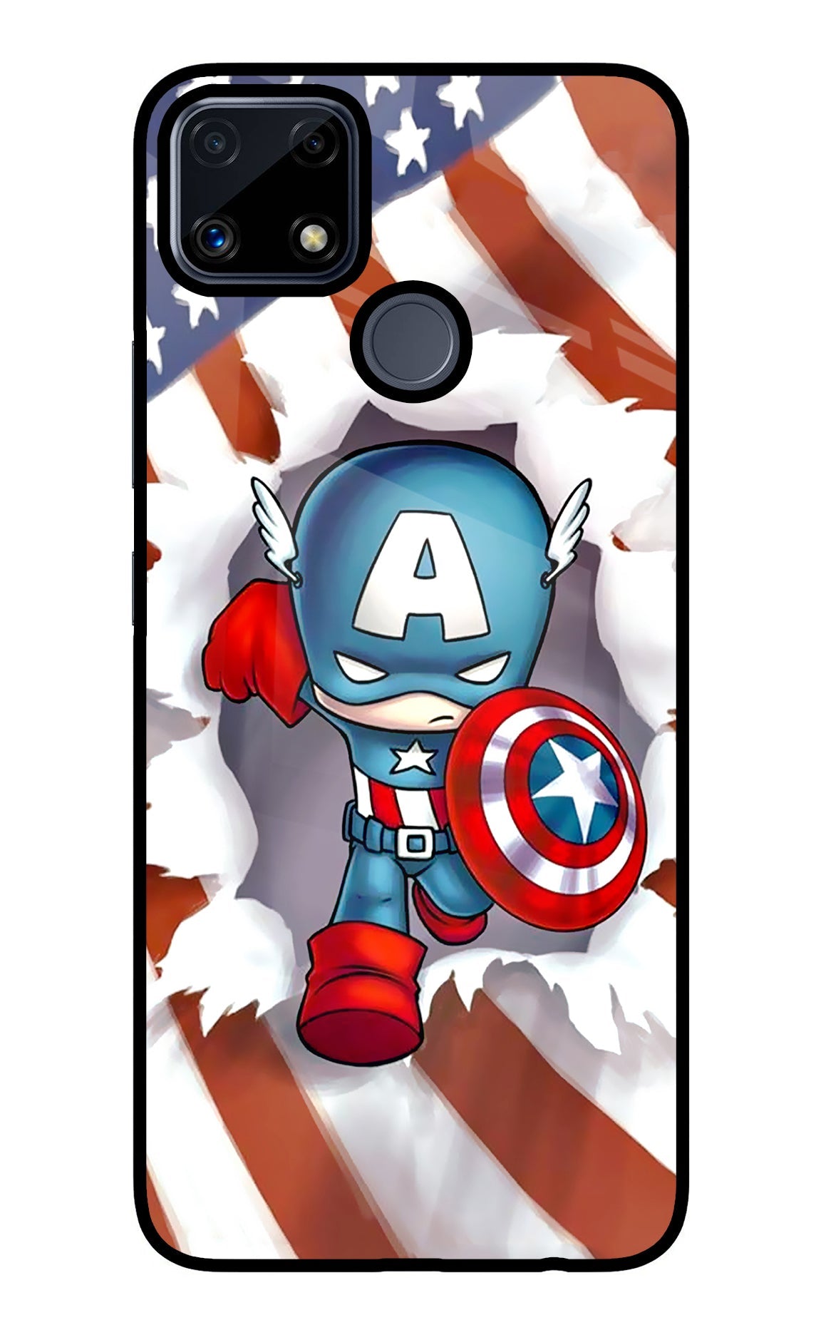 Captain America Realme C25/C25s Back Cover