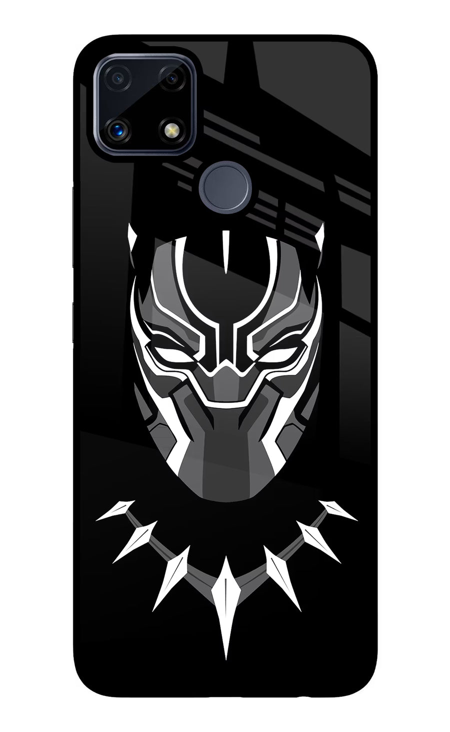 Black Panther Realme C25/C25s Back Cover, Glass case