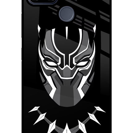 Black Panther Realme C25/C25s Glass Case