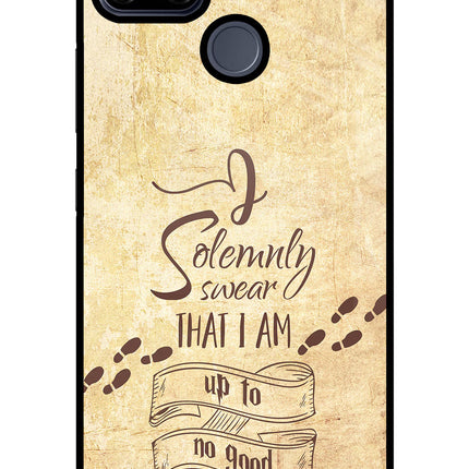 I Solemnly swear that i up to no good Realme C25/C25s Glass Case