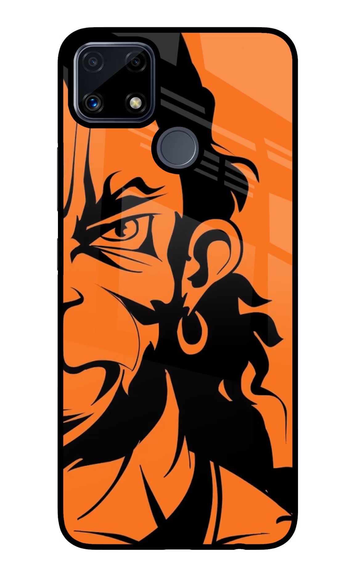 Hanuman Realme C25/C25s Glass Case Back Cover by Casekaro