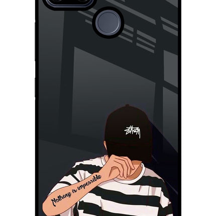 Aesthetic Boy Realme C25/C25s Glass Case