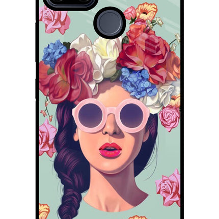 Pretty Girl Realme C25/C25s Glass Case
