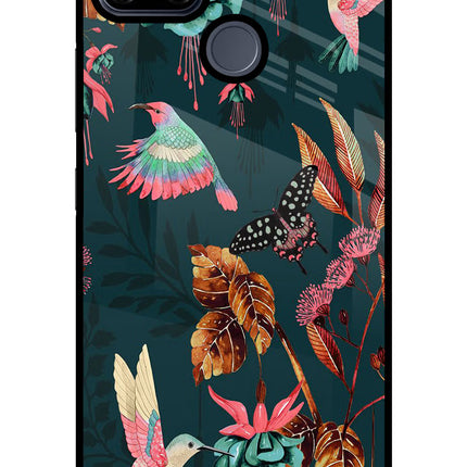Birds Realme C25/C25s Glass Case