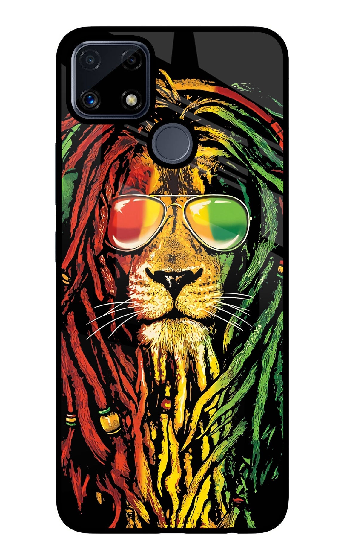 Rasta Lion Realme C25/C25s Back Cover