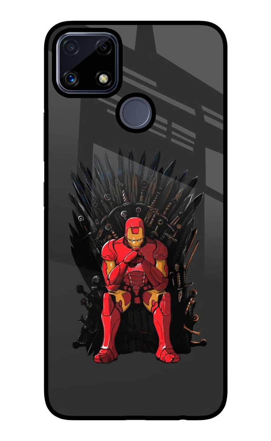 Ironman Throne Realme C25/C25s Back Cover, Glass case