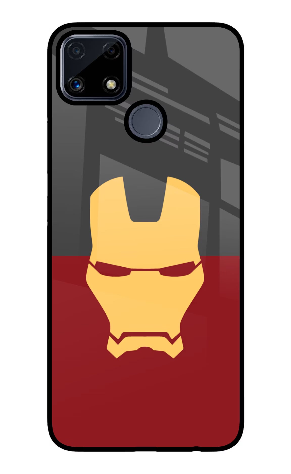 Ironman Realme C25/C25s Glass Case Back Cover by Casekaro