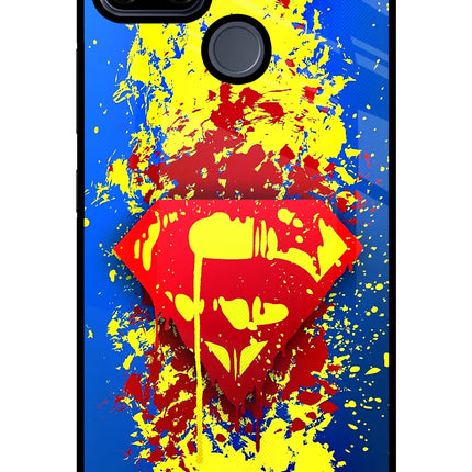 Superman logo Realme C25/C25s Glass Case