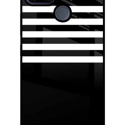 Black and White Print Realme C25/C25s Glass Case