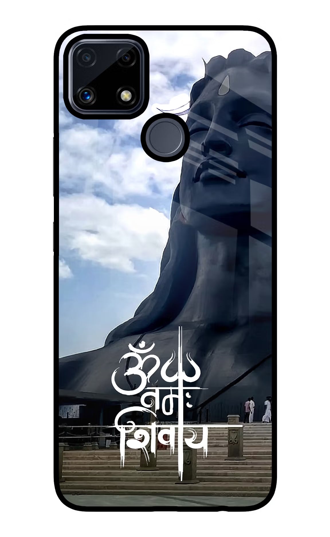 Om Namah Shivay Realme C25/C25s Glass Case Back Cover by Casekaro