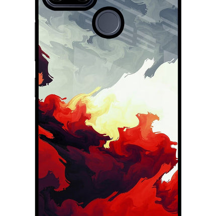 Fire Cloud Realme C25/C25s Glass Case