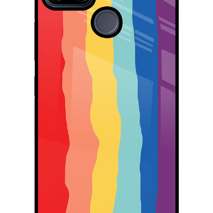 Rainbow Realme C25/C25s Glass Case