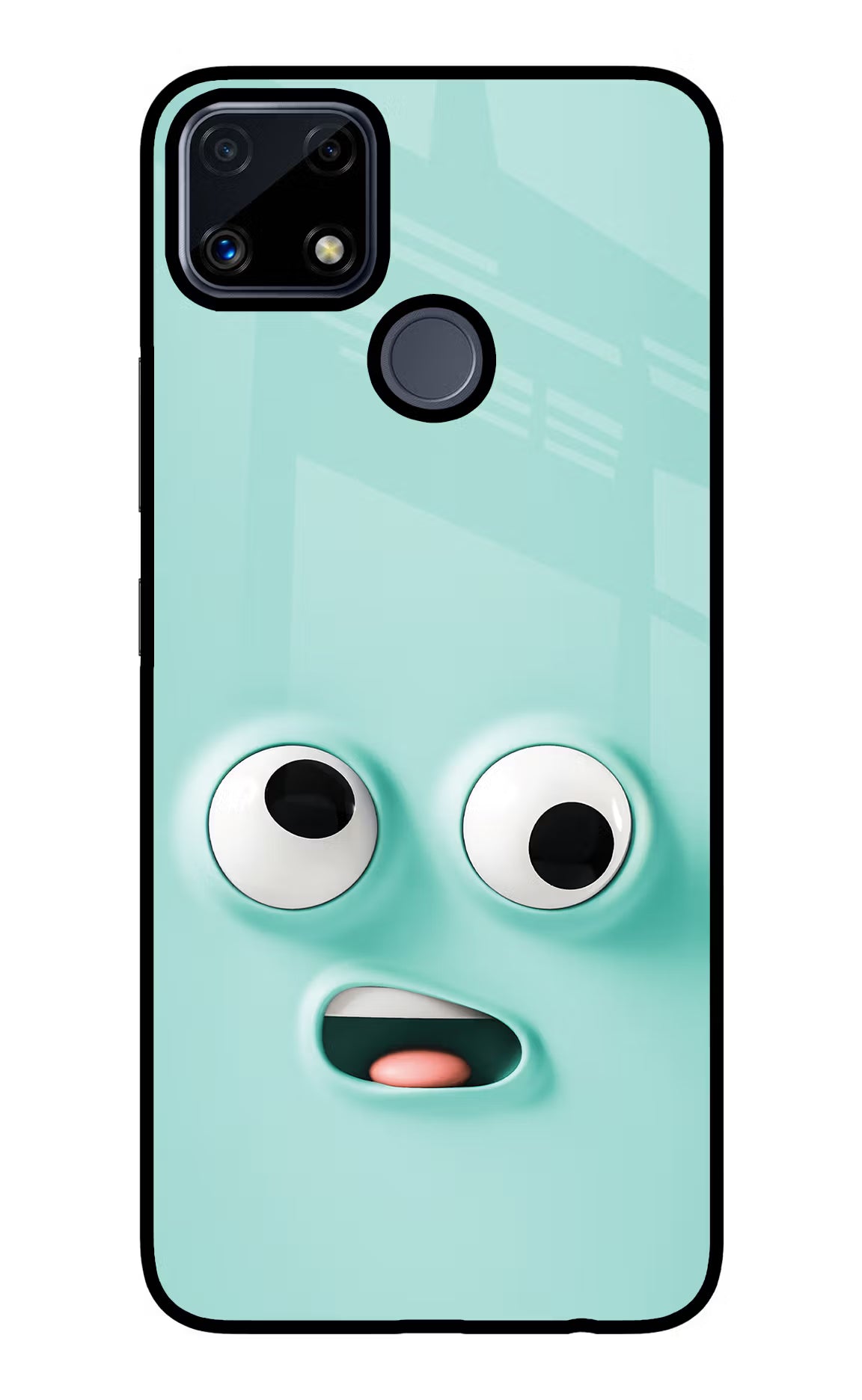Funny Cartoon Realme C25/C25s Glass Case Back Cover by Casekaro