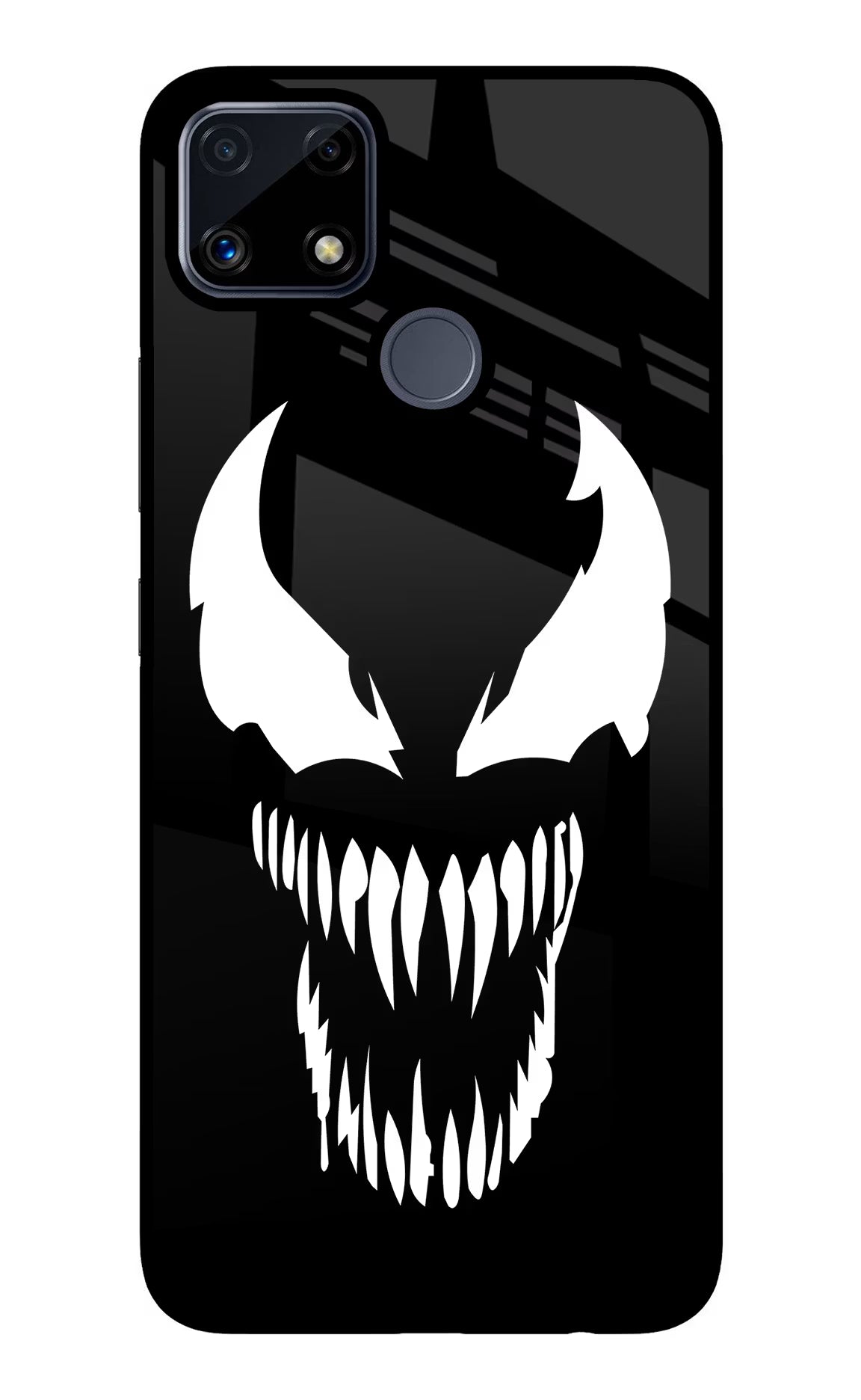 Venom Realme C25/C25s Glass Case Back Cover by Casekaro