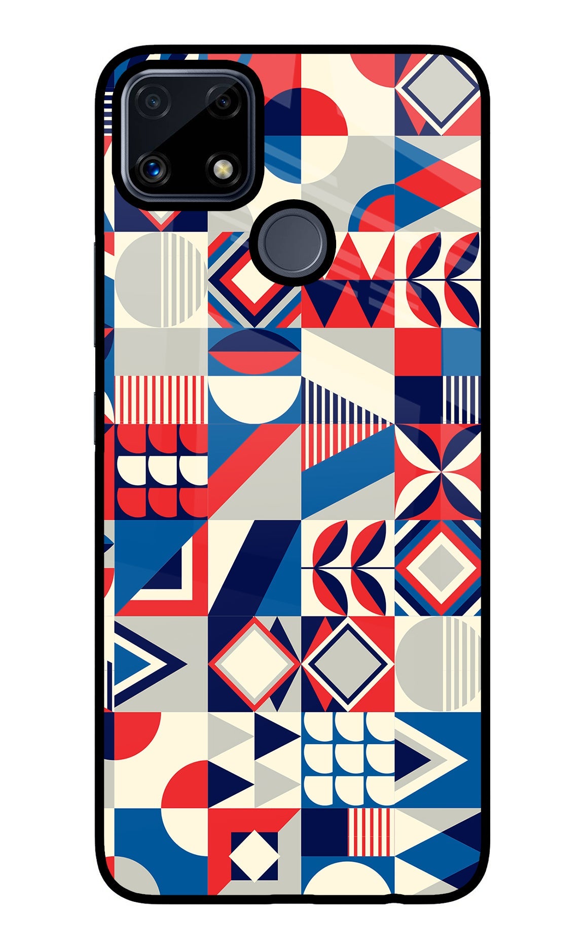 Colorful Pattern Realme C25/C25s Back Cover