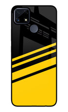 Yellow Shades Realme C25/C25s Glass Case