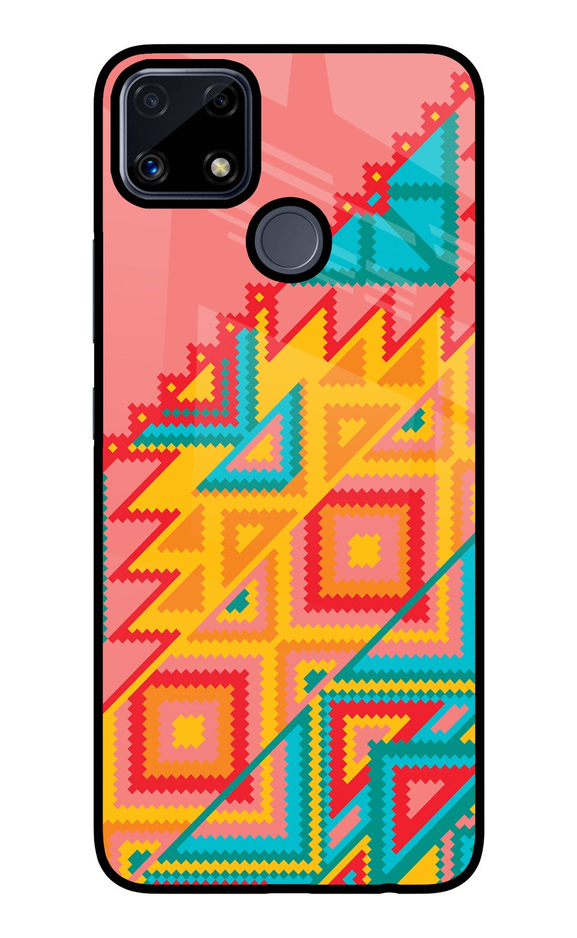 Aztec Tribal Realme C25/C25s Back Cover