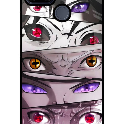 Naruto Anime Realme C25/C25s Glass Case Back Cover by Casekaro