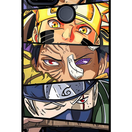 Naruto Character Realme C25/C25s Glass Case Back Cover by Casekaro