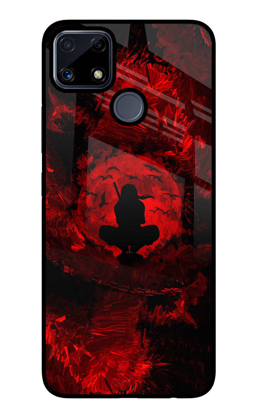 Itachi Uchiha Realme C25/C25s Back Cover, Glass case