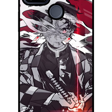 Demon Slayer Realme C25/C25s Glass Case Back Cover by Casekaro