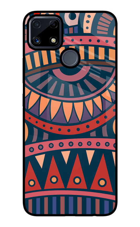 African Culture Design Realme C25/C25s Glass Case