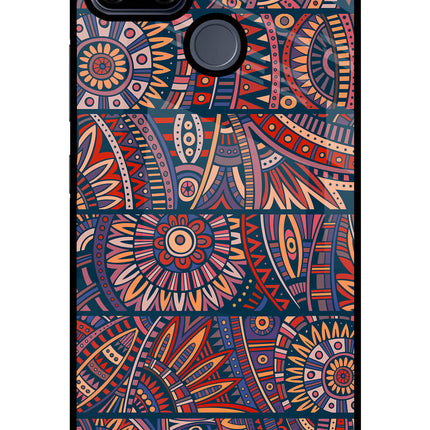African Culture Design Realme C25/C25s Glass Case Back Cover by Casekaro