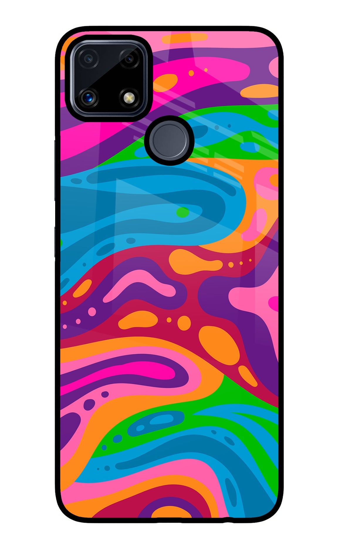 Trippy Pattern Realme C25/C25s Back Cover