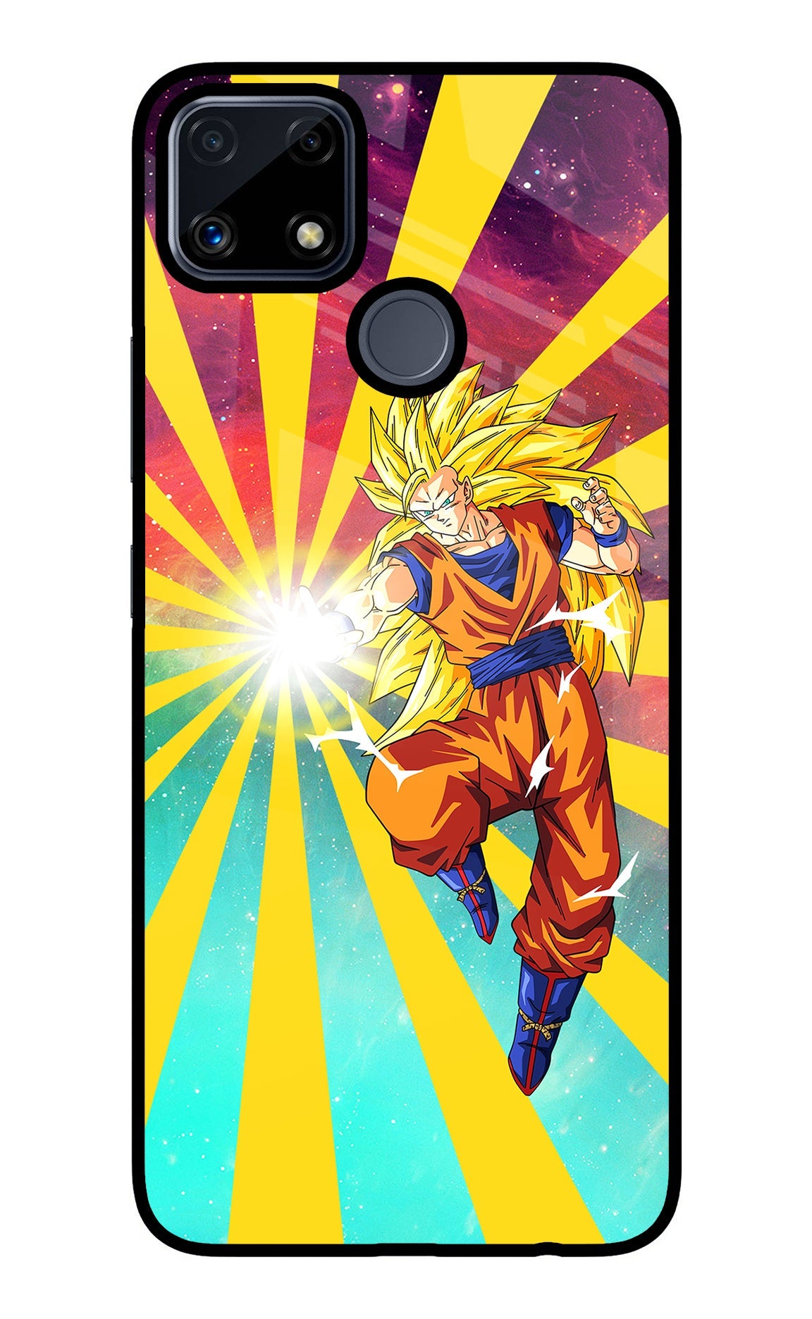 Goku Super Saiyan Realme C25/C25s Glass Case