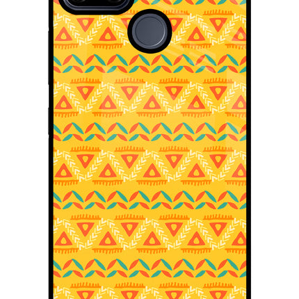 Tribal Pattern Realme C25/C25s Glass Case Back Cover by Casekaro