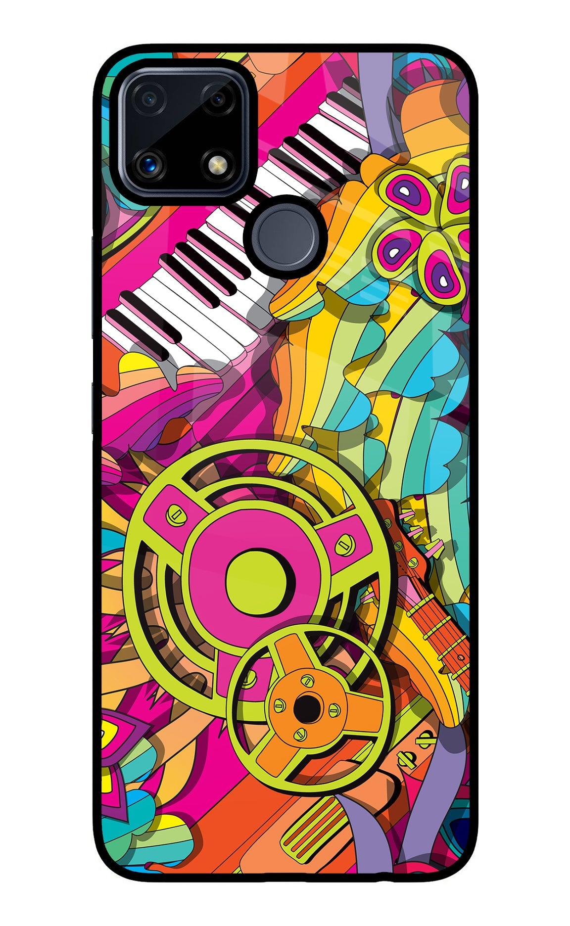 Music Doodle Realme C25/C25s Back Cover