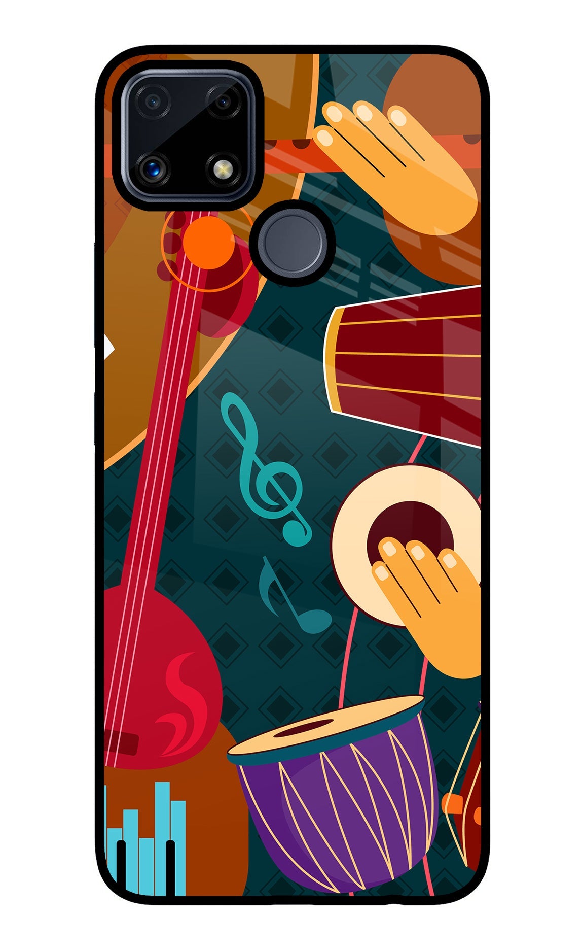 Music Instrument Realme C25/C25s Back Cover