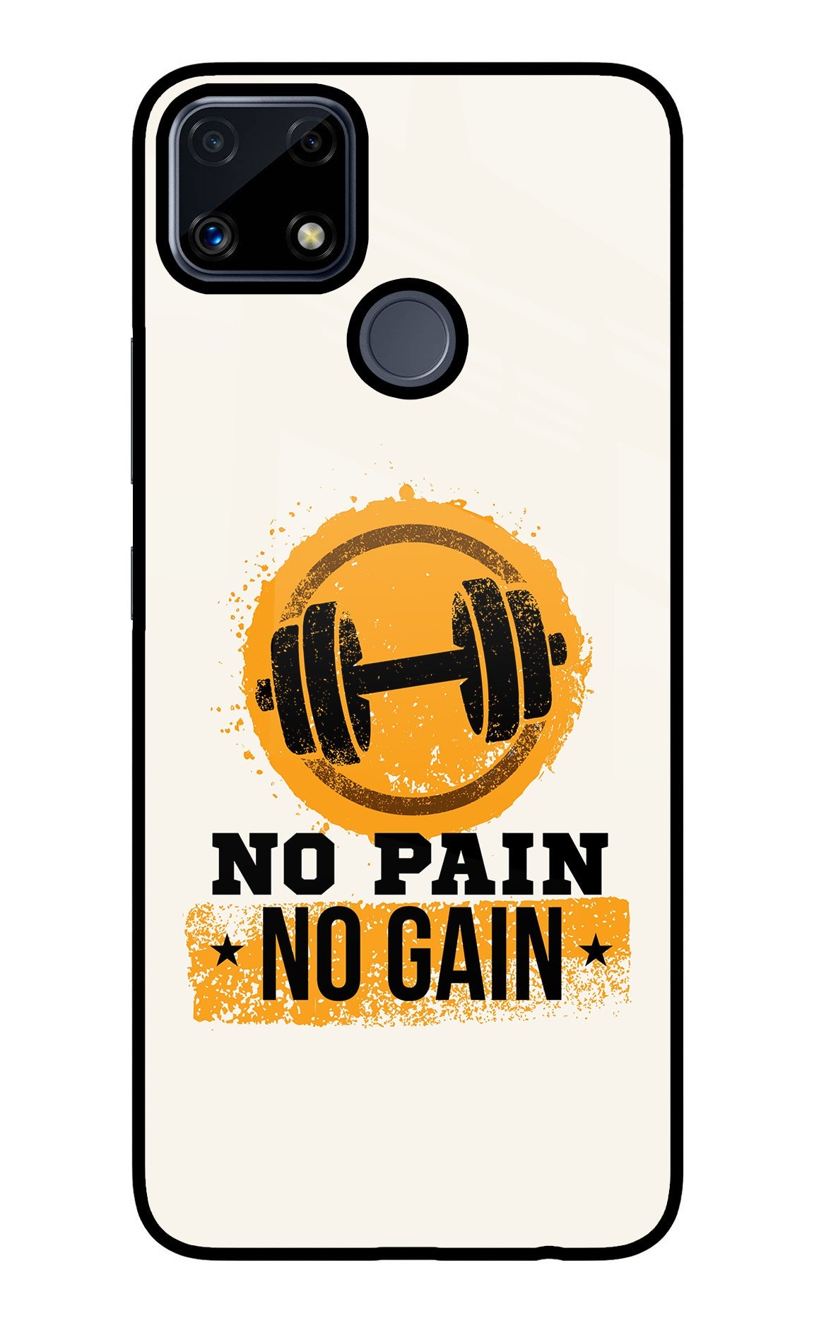 No Pain No Gain Realme C25/C25s Back Cover