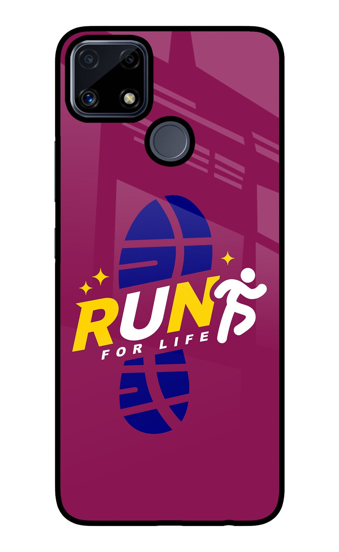 Run for Life Realme C25/C25s Back Cover