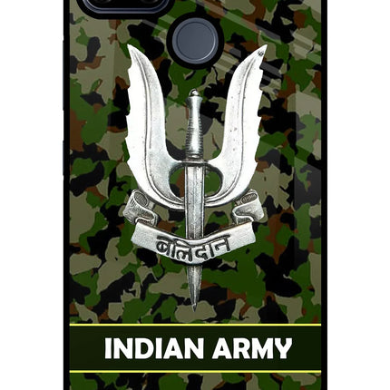 Balidan Indian Logo Realme C25/C25s Glass Case