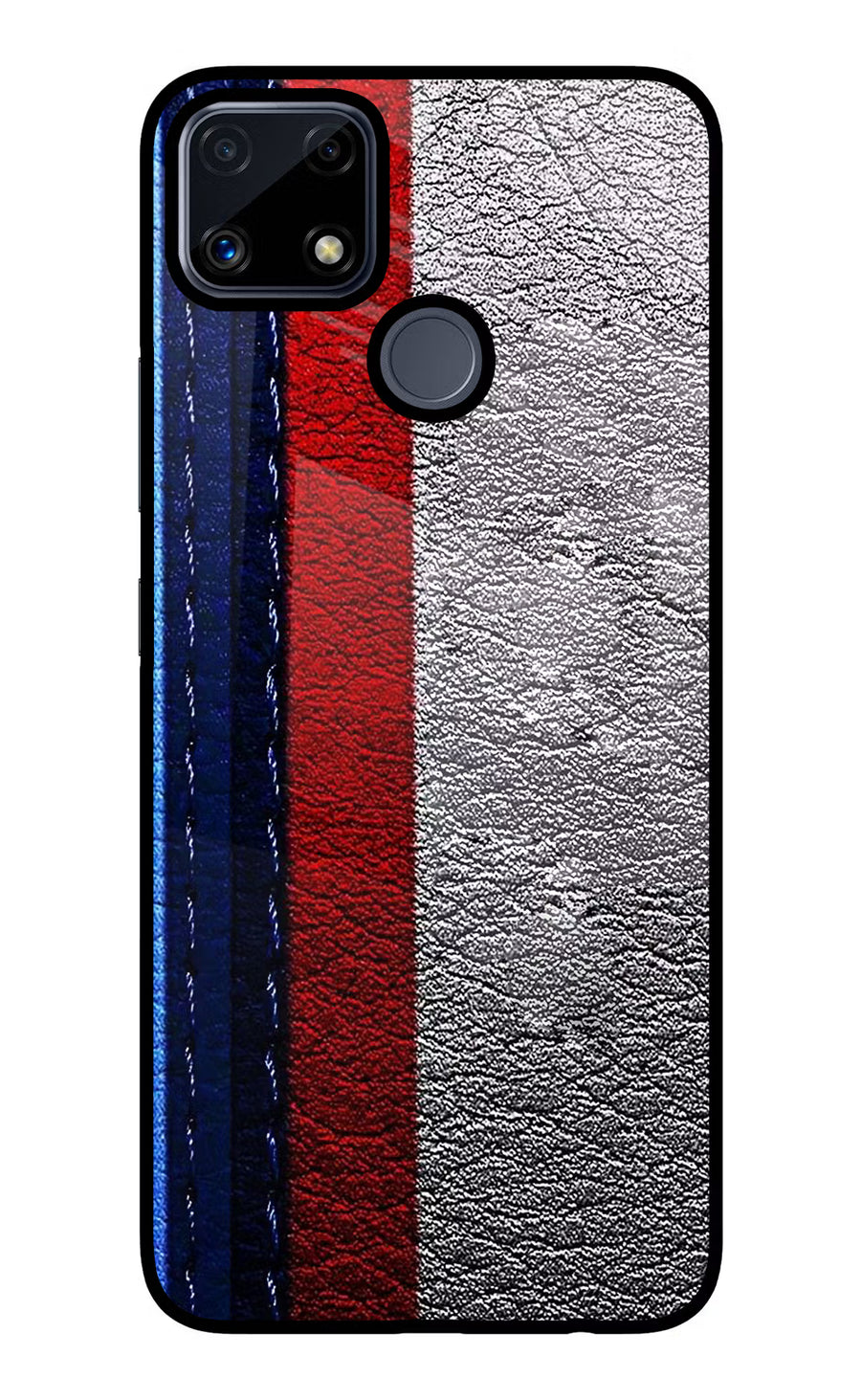 BMW Stripes Realme C25/C25s Back Cover, Glass case