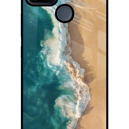 Ocean Beach Realme C25/C25s Glass Case