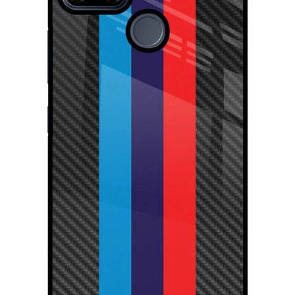 BMW Stripes Pattern Realme C25/C25s Glass Case