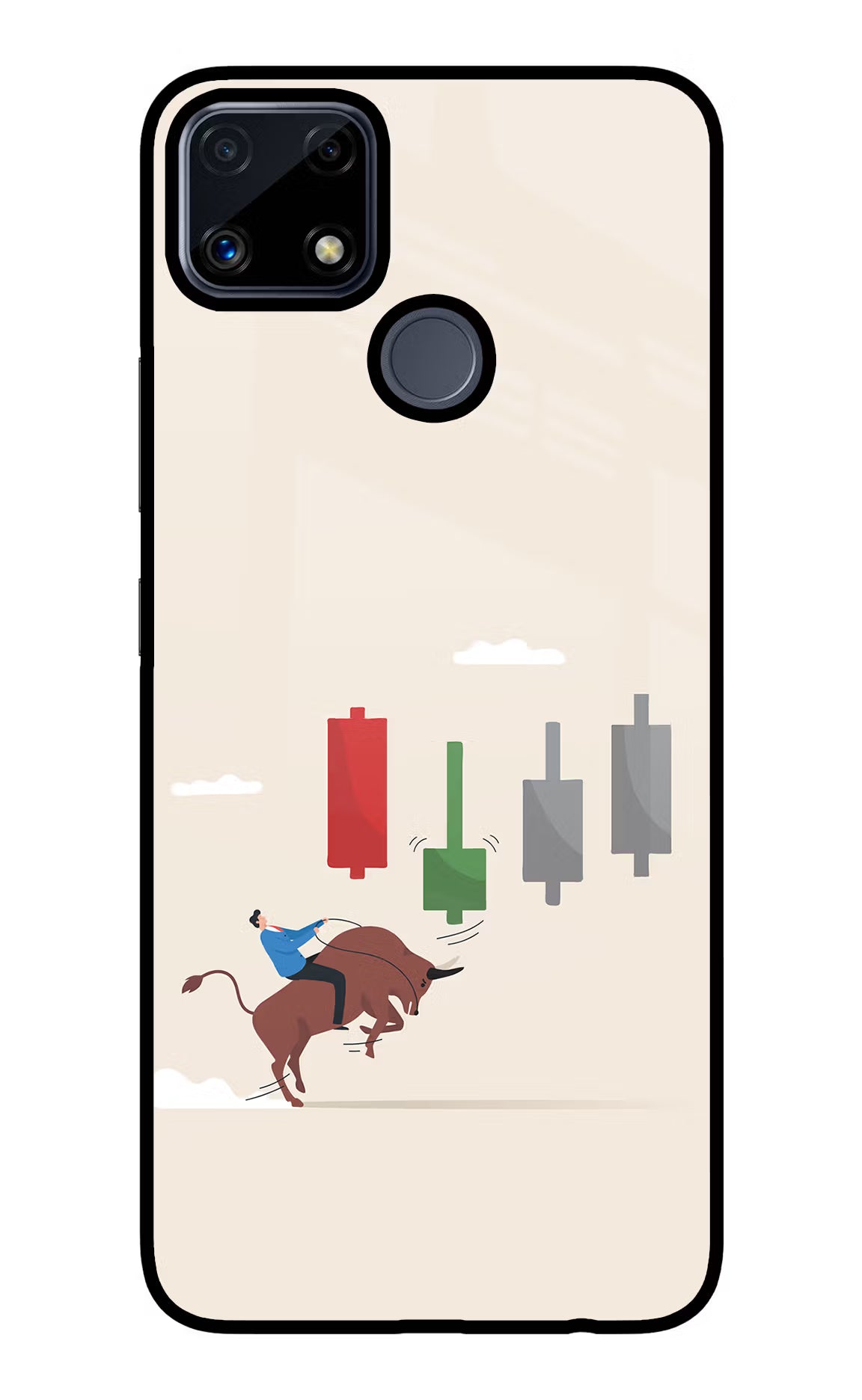 Bull Trading Momentum Realme C25/C25s Glass Case