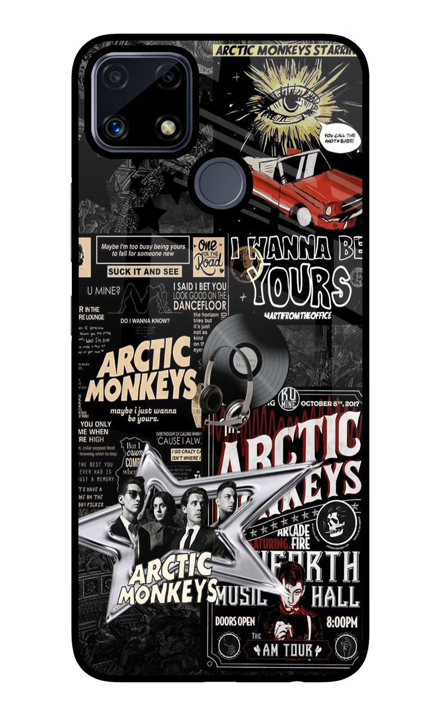 Arctic Monkeys Realme C25/C25s Back Cover, Glass case
