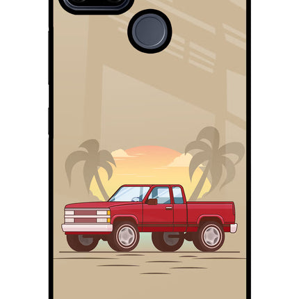 Desert Classic Drive Realme C25/C25s Glass Case