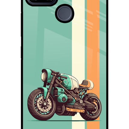 Striped Moto Drift Realme C25/C25s Glass Case