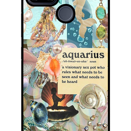 Aquarius Zodiac Realme C25/C25s Glass Case